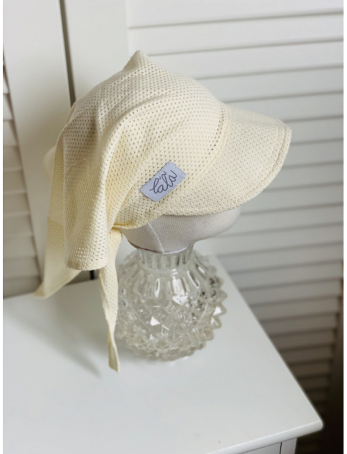 Šatka dierková SUMMER - maslová - LEN DO VYPREDANIA ZÁSOB