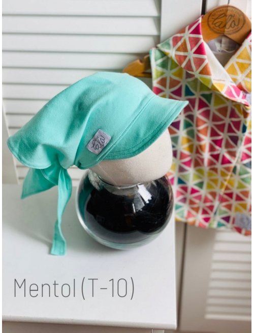 Tepláková šatka SUMMER so šiltom - na viazanie