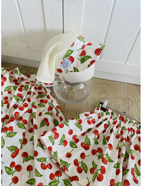 Dierková úpletová šatka ZOJA - na viazanie - Čerešňa - LEN DO VYPREDANIA ZÁSOB