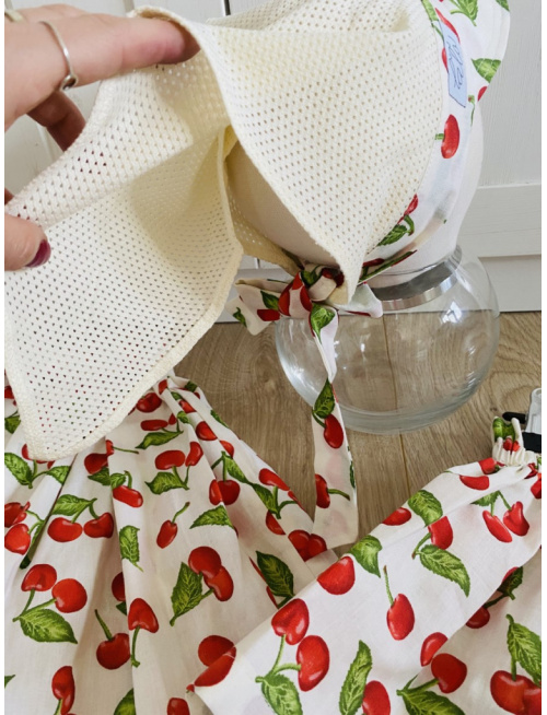 Dierková úpletová šatka ZOJA - na viazanie - Čerešňa - LEN DO VYPREDANIA ZÁSOB