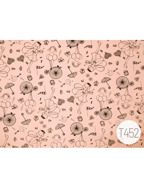 Vzorovaná tepláková šatka SUMMER bez šiltu - na viazanie