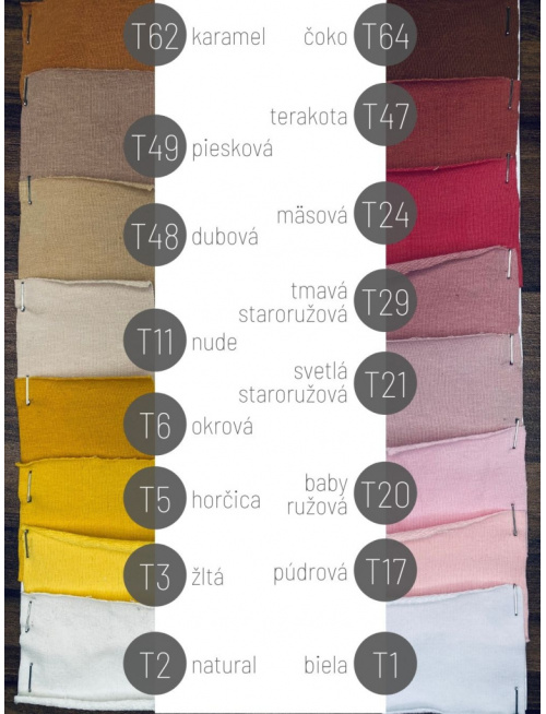 Tepláková šatka SUMMER so šiltom - na viazanie