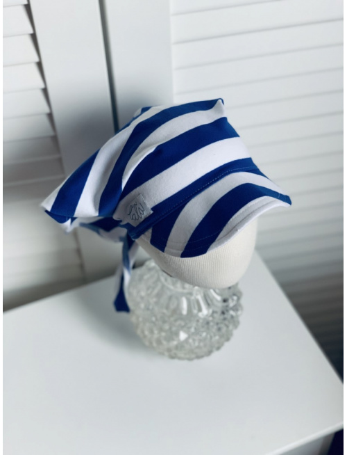 PÁSIKAVÁ úpletová šatka SUMMER so šiltom - na viazanie