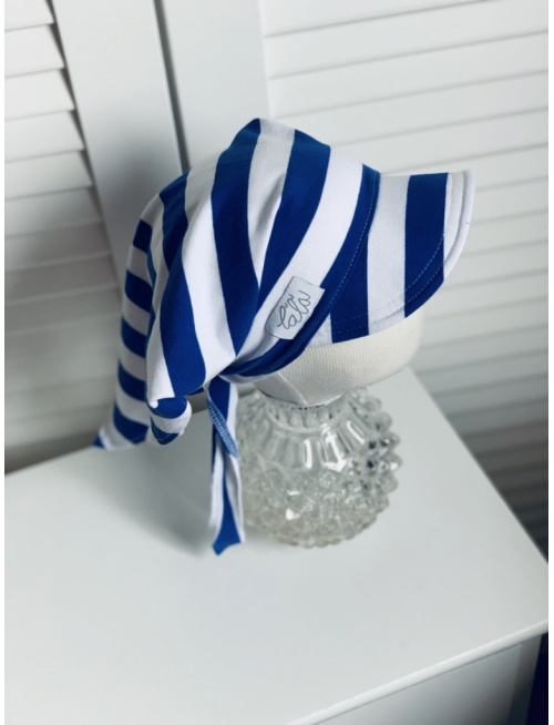 PÁSIKAVÁ úpletová šatka SUMMER so šiltom - na viazanie