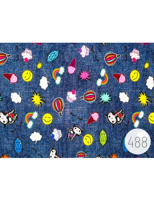 Úpletová šatka SUMMER s čiernym šiltom - na viazanie - REBELKA