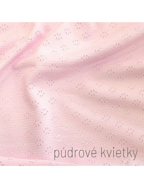 Dierková šatka ZOJA bez šiltu - na viazanie - Maľované ruže