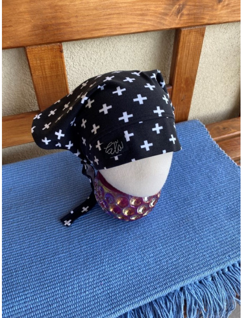 Vzorovaná úpletová šatka SUMMER bez šiltu - na viazanie