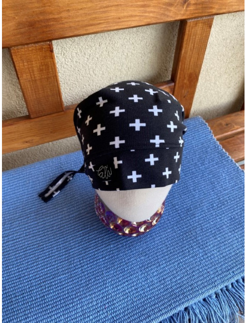 Vzorovaná úpletová šatka SUMMER bez šiltu - na viazanie