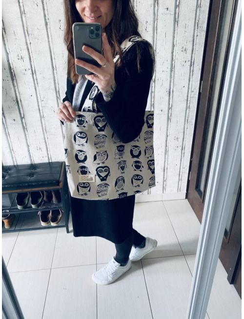 Taška SOVY - prírodná etiketa s pamiatkami