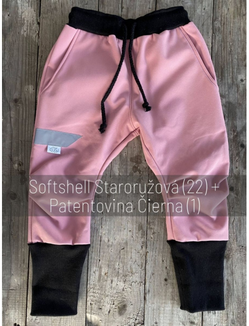 Softshell gate NEW s rastúcou manžetou - jeseň/ZIMA 