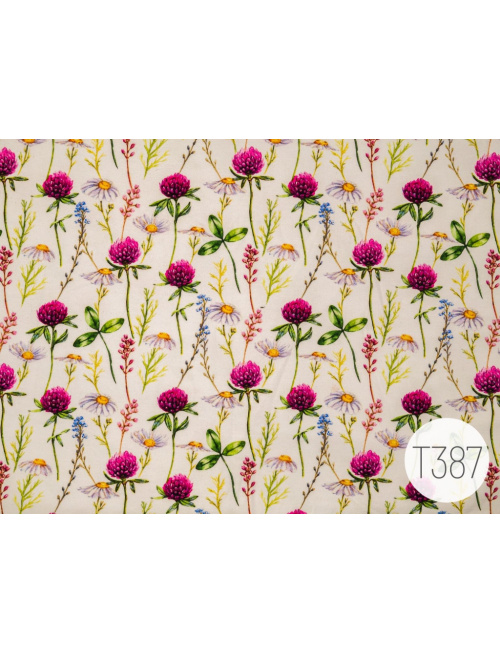 Vzorkovník - Vzorovaná teplákovina