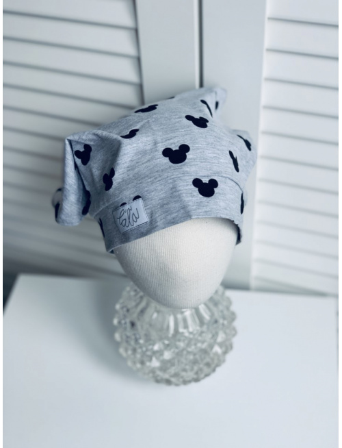 Vzorovaná úpletová šatka bez šiltu na uzol MAŤKO