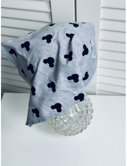 Vzorovaná úpletová šatka bez šiltu na uzol MAŤKO