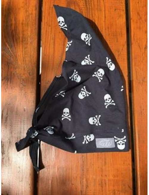 Vzorovaná úpletová šatka bez šiltu na uzol MAŤKO