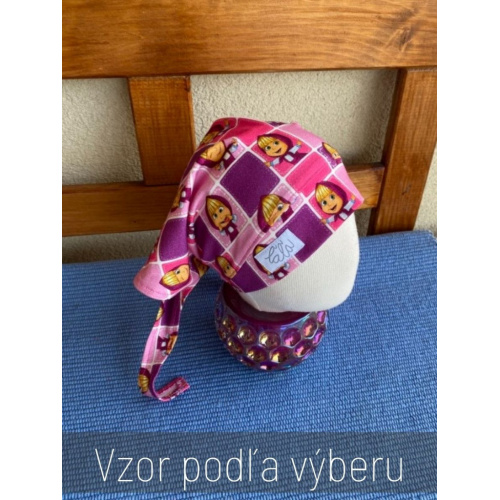 Vzorovaná úpletová šatka SUMMER  bez šiltu - na viazanie