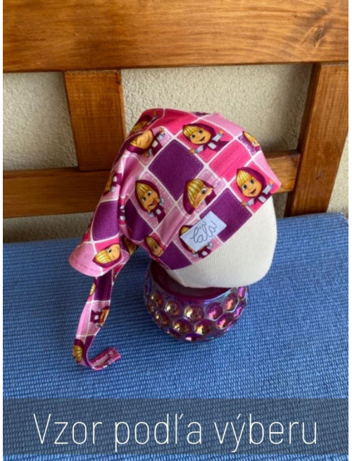 Vzorovaná úpletová šatka SUMMER  bez šiltu - na viazanie