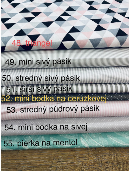 Vzorkovník - 100% pevná bavlna