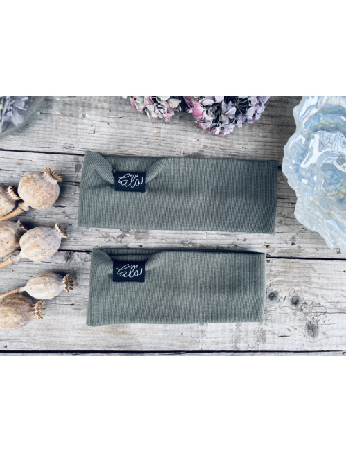 Rebro čelenka ROVNÁ - olivová