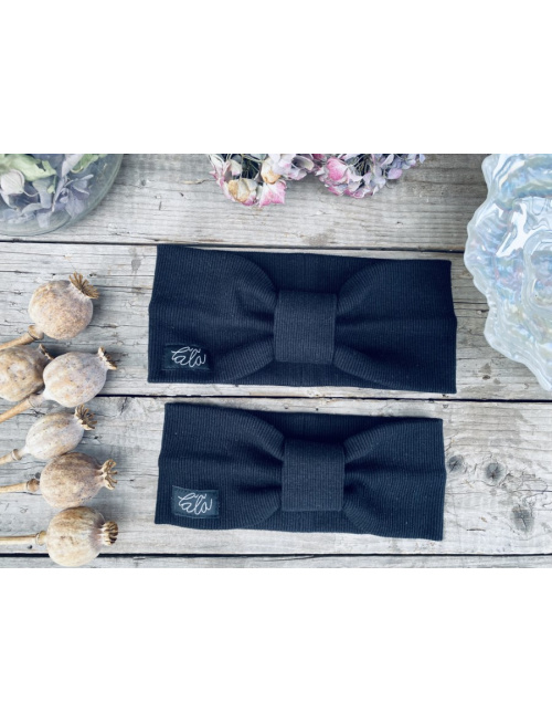 Rebro čelenka TURBAN - čierna