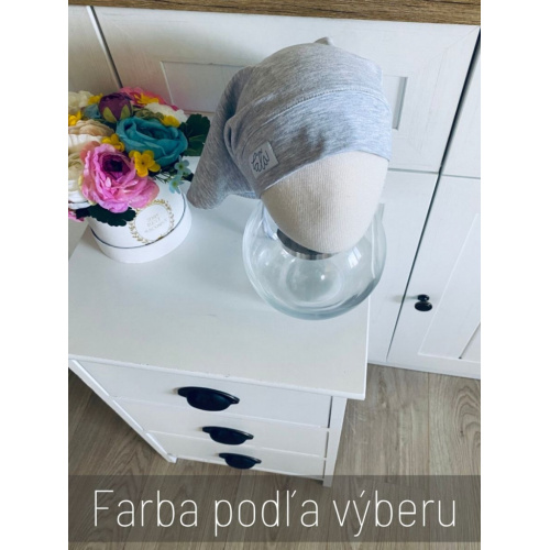 Tepláková šatka SUMMER bez šiltu - na viazanie
