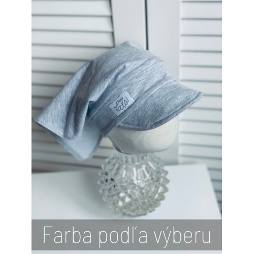 Úpletová šatka LORY so šiltom - na pevno