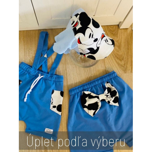 Dierková šatka SUMMER so šiltom - na viazanie -Mickey