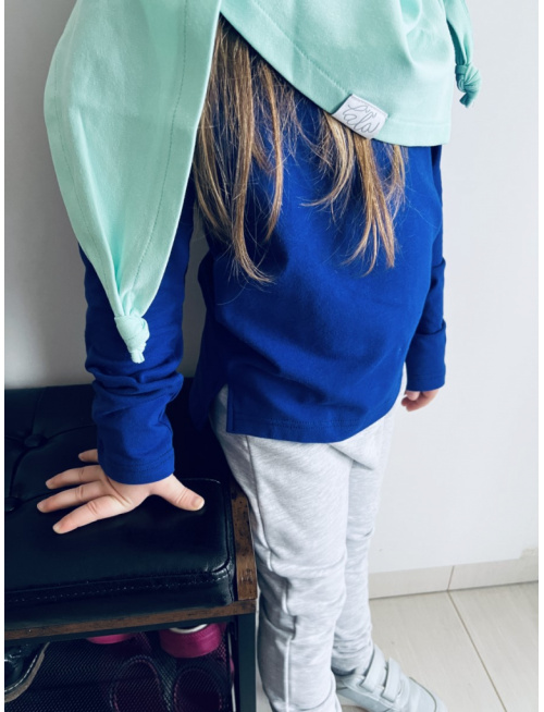 Šatka tepláková jednofarebná - jednovrstvová