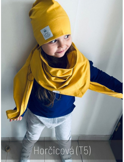 Šatka tepláková jednofarebná EXTRA MAXI