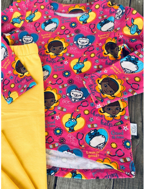 Domáci úbor ZDRAVOTNÍČKA - tunikový strih - LEN DO VYPREDANIA ZÁSOB