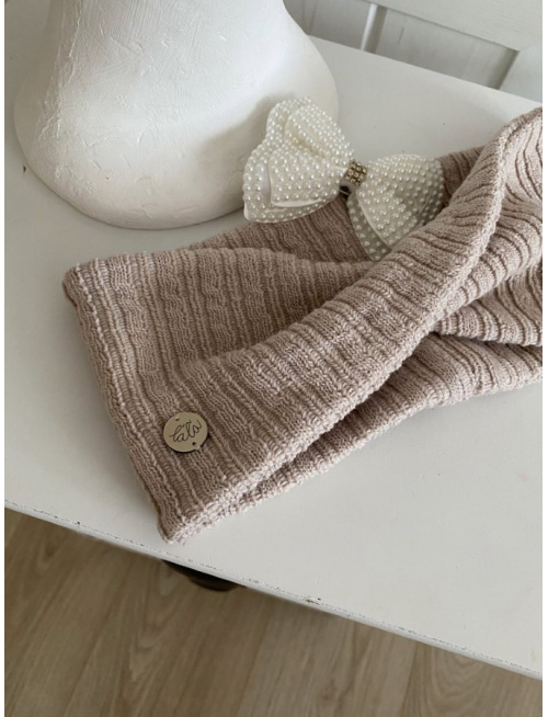 Preklopená svetrová čelenka Deluxe NUDE