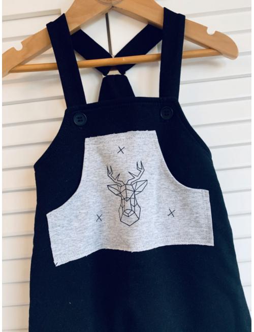 Teplákové gate na traky so vzorovaným predným vreckom