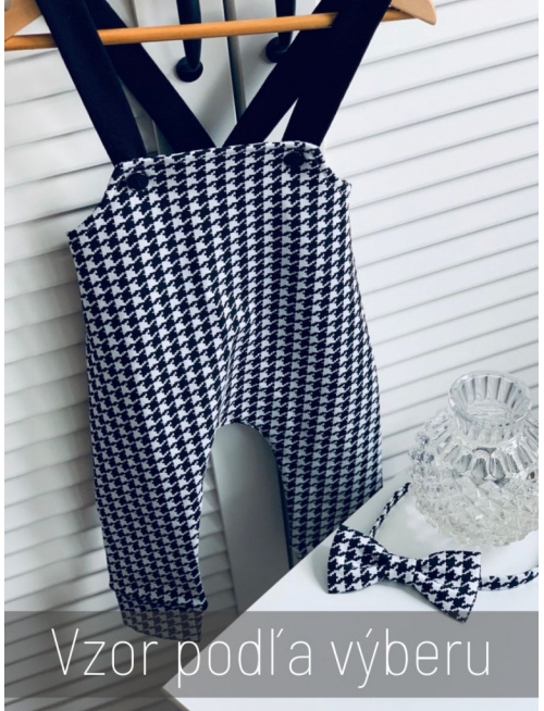 Teplákové gate na traky ČIERNO-BIELE