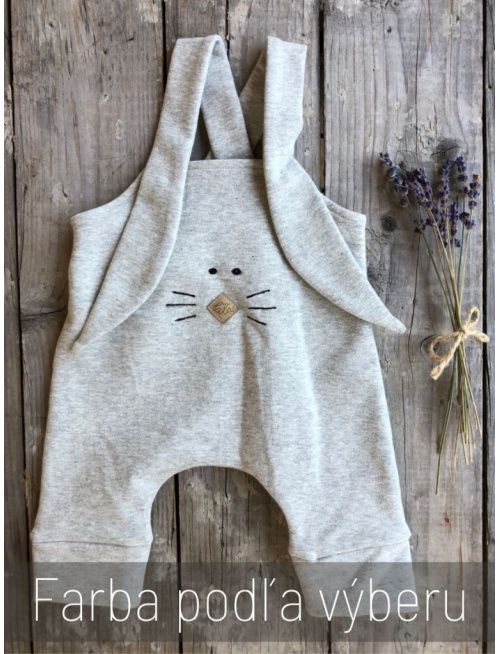 Teplákové gate na traky ZAJAČIK jednofarebné