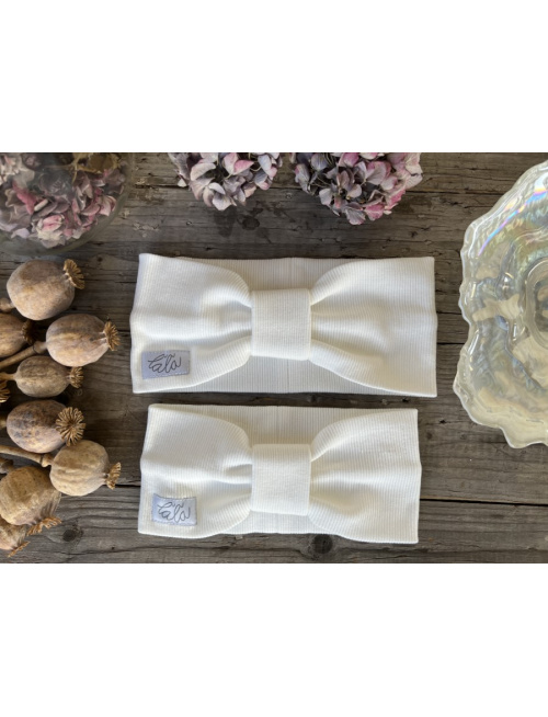 Rebro čelenka TURBAN - natural maslová