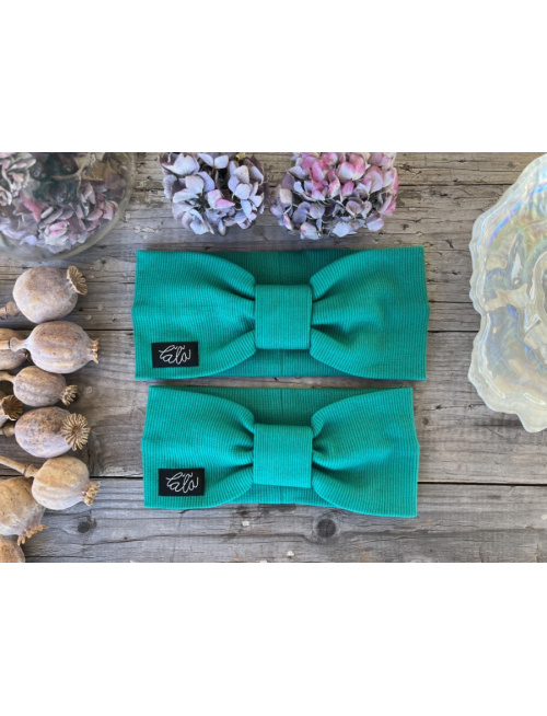 Rebro čelenka TURBAN - lesná zelená