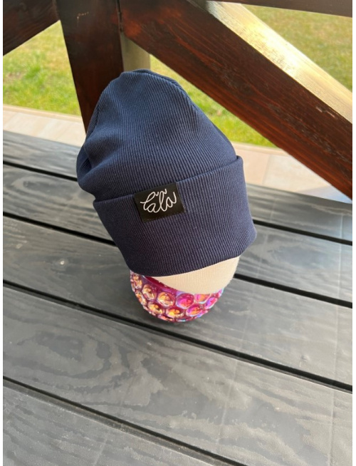 Rebro ŠMOLKO čiapka - tmavomodrá