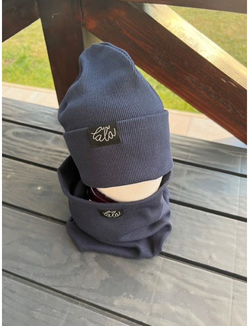 Rebro ŠMOLKO čiapka - tmavomodrá