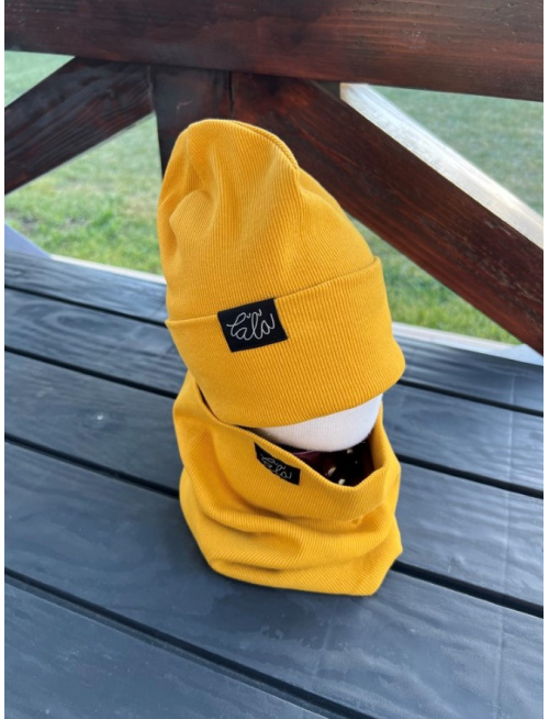 Rebro ŠMOLKO čiapka - okrová