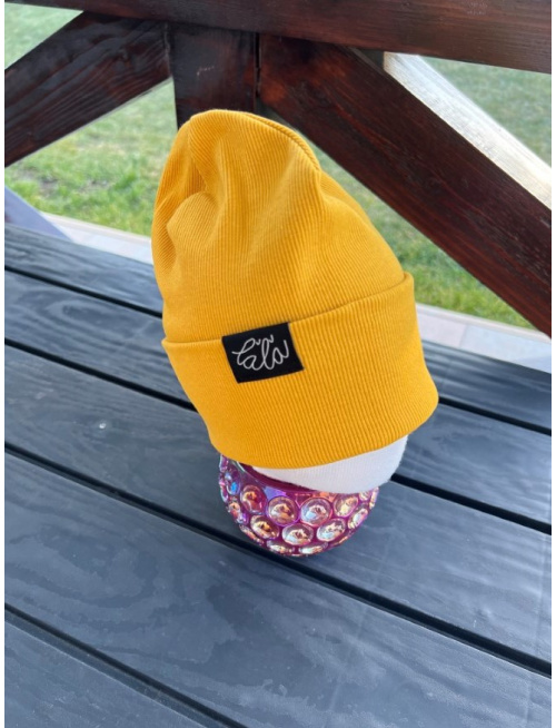 Rebro ŠMOLKO čiapka - okrová