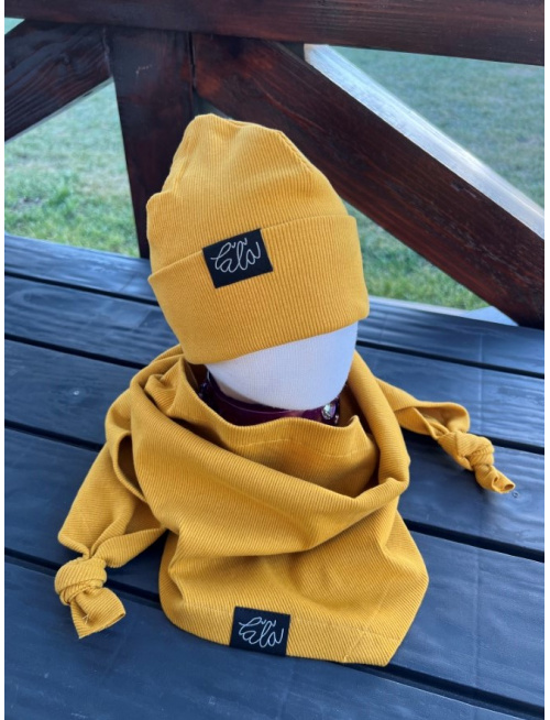 Rebro šatka - okrová