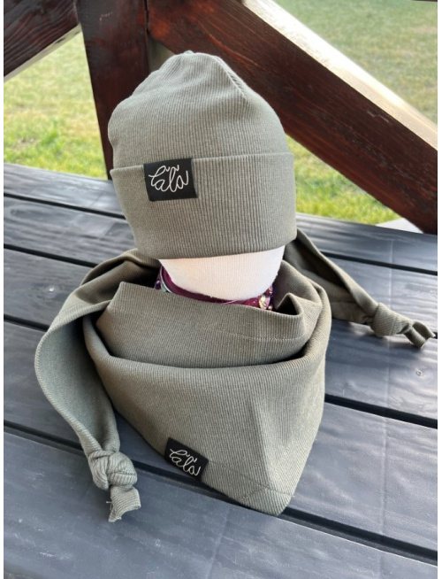 Rebro šatka - olivová