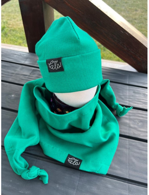 Rebro šatka - lesná zelená