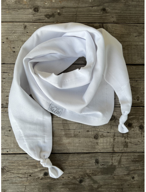 Rebro šatka - biela