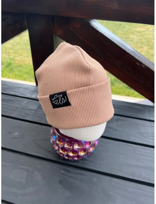 Rebro PLYTKÁ čiapka - dubová