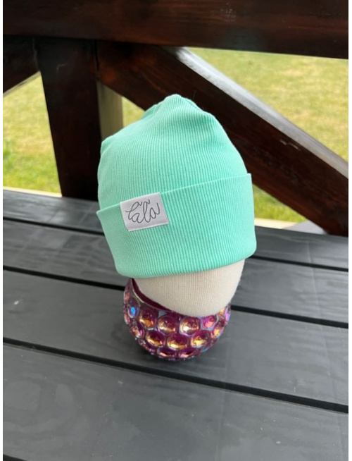 Rebro PLYTKÁ čiapka - mentol