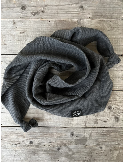 Rebro šatka - antracit melír