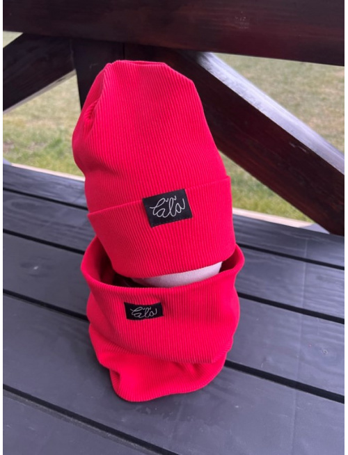 Rebro ŠMOLKO čiapka - červená