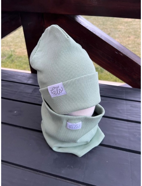 Rebro ŠMOLKO čiapka - hrachová