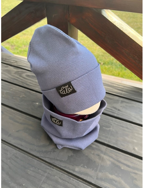 Rebro ŠMOLKO čiapka - indigo