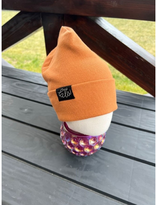 Rebro ŠMOLKO čiapka - karamel